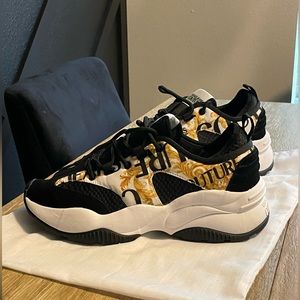 Versace Couture Baroque Print Sneakers